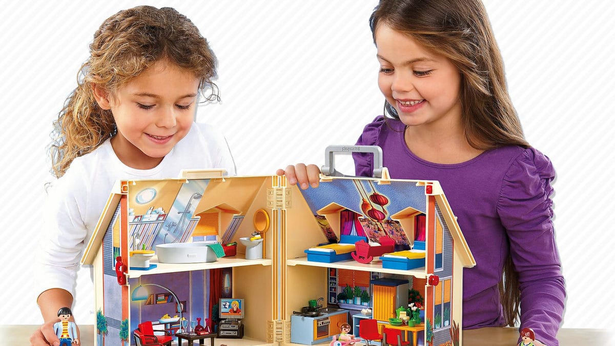 Playmobil à partir de 4 ans pour les enfants : la maison transportable