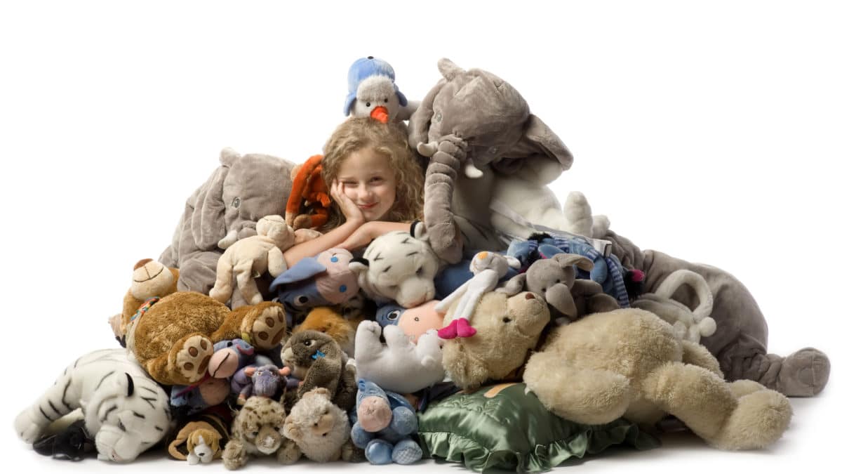 colonne de rangement pour les peluches