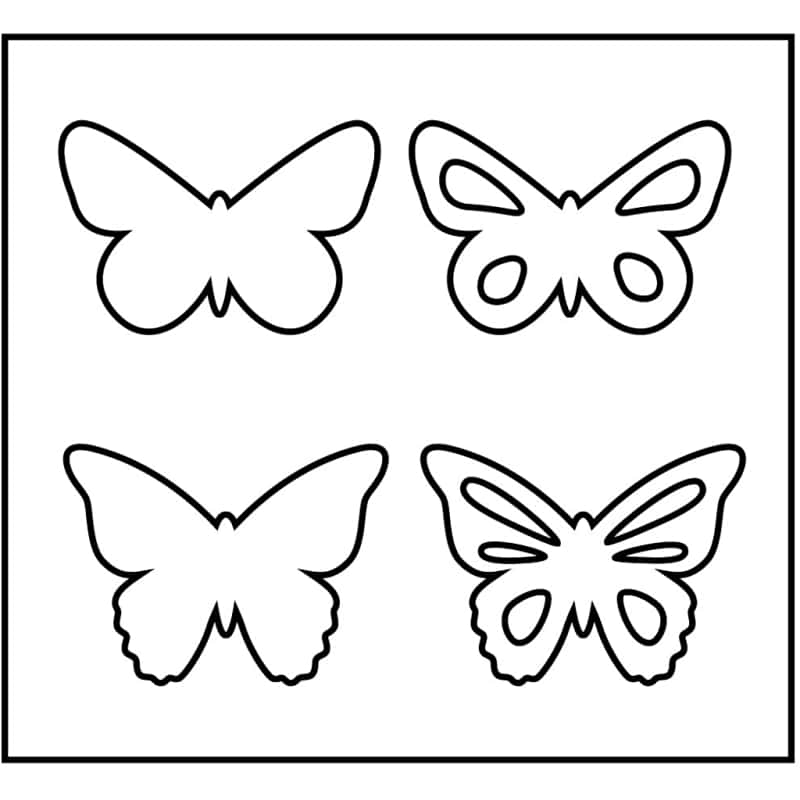 Gabarit Papillon à Imprimer Et Découper Scrapbooking et papillon - Gabarit papillon pour vos idées de bricolage