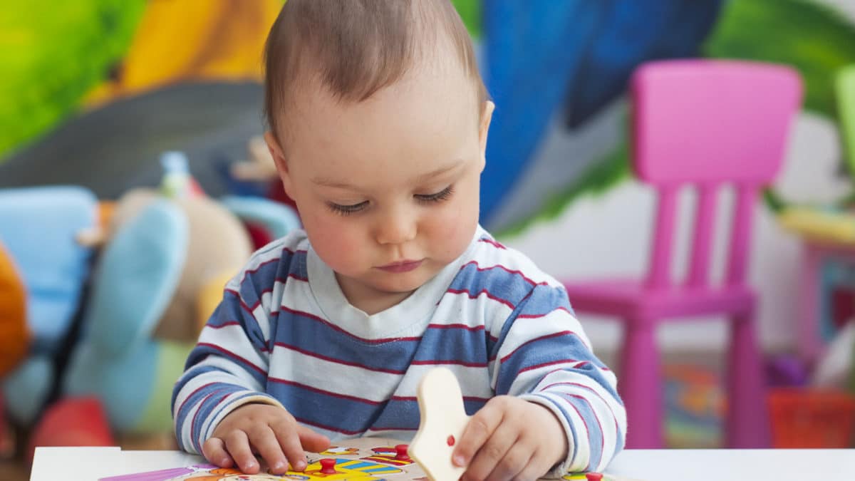 Idée cadeau pour enfant à partir de 18 mois : puzzle encastrable pour composer des animaux – Idée cadeau enfant à – de 12 euros