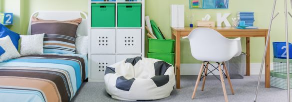 chambre enfant décoré foot
