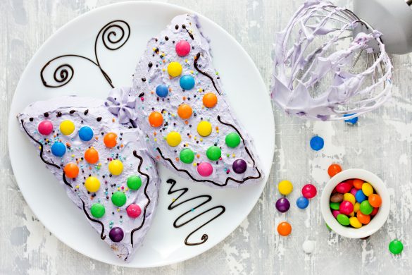 gâteau en forme de papillon
