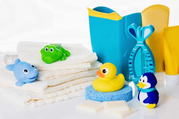 jouets d'eveil pour le bain des petits