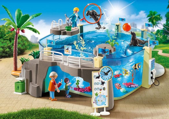 Aquarium playmobil jouet pour enfant