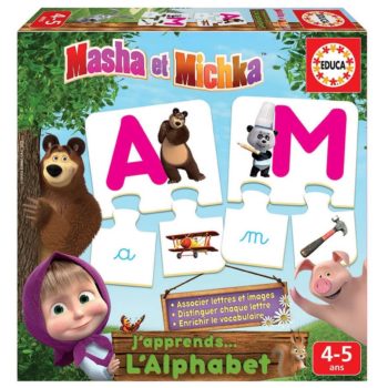 jeu eveil educatif masha et michka cadeau noel anniversaire pas cher