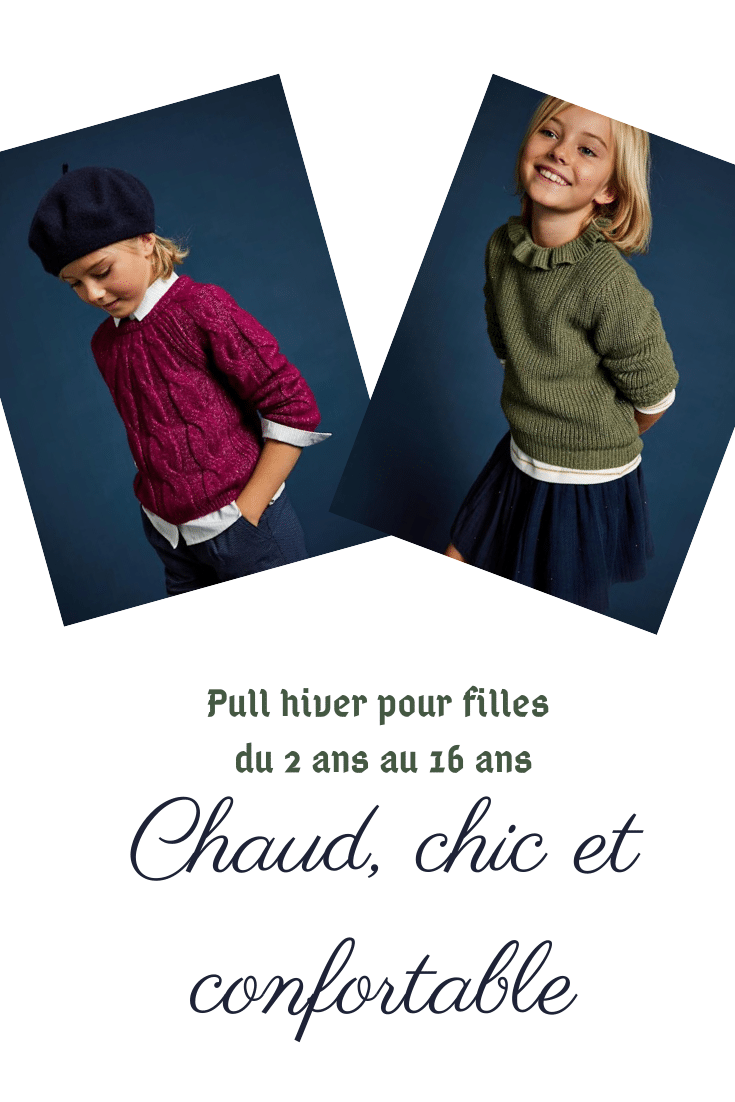 affiche pull pour fille