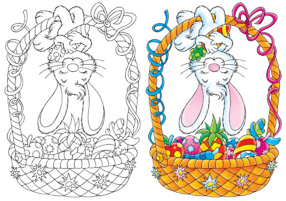 coloriages de Pâques à imprimer