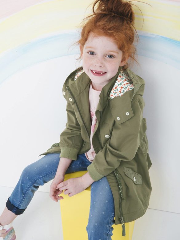 parka et trench pour fillette