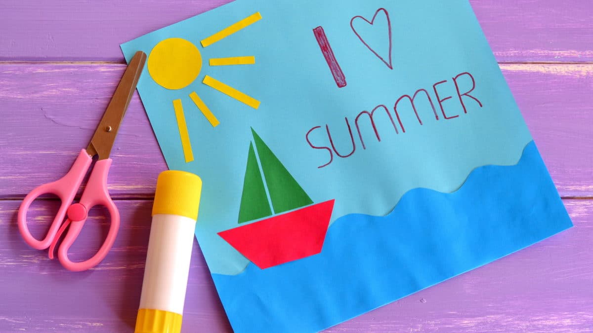 Activités manuelles bricolage été : matériel et fournitures, idées bricolage enfant thème plage, mer, sable, coquillage, poissons, glace