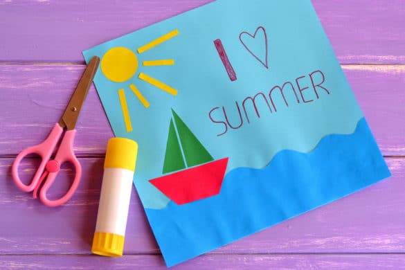 bricolage vacances et été avec les enfants