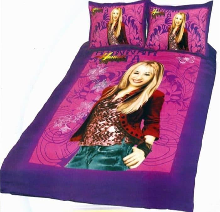 Housse de couette Hannah montana, linge de lit Hannah montana Disney, couette hannah montana