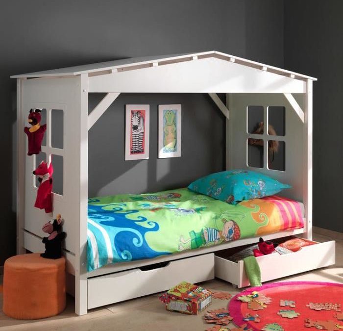 Chambre fille et lit cabane – Décorer, meubler la chambre d’une fille – LIt enfant fille