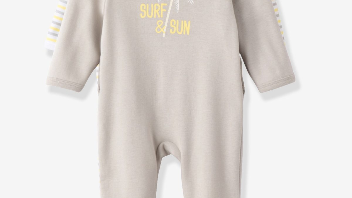 Lot de 2 pyjamas trop craquants pour bébé – Idée cadeau pour bébé du naissance au 3 ans