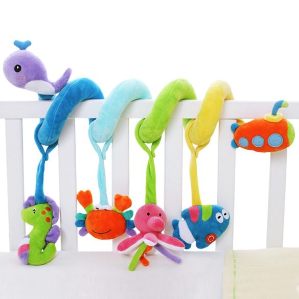 Jouet à accrochet aux barreaux du lit de bébé