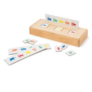 Jeu de tri et couleurs montessori