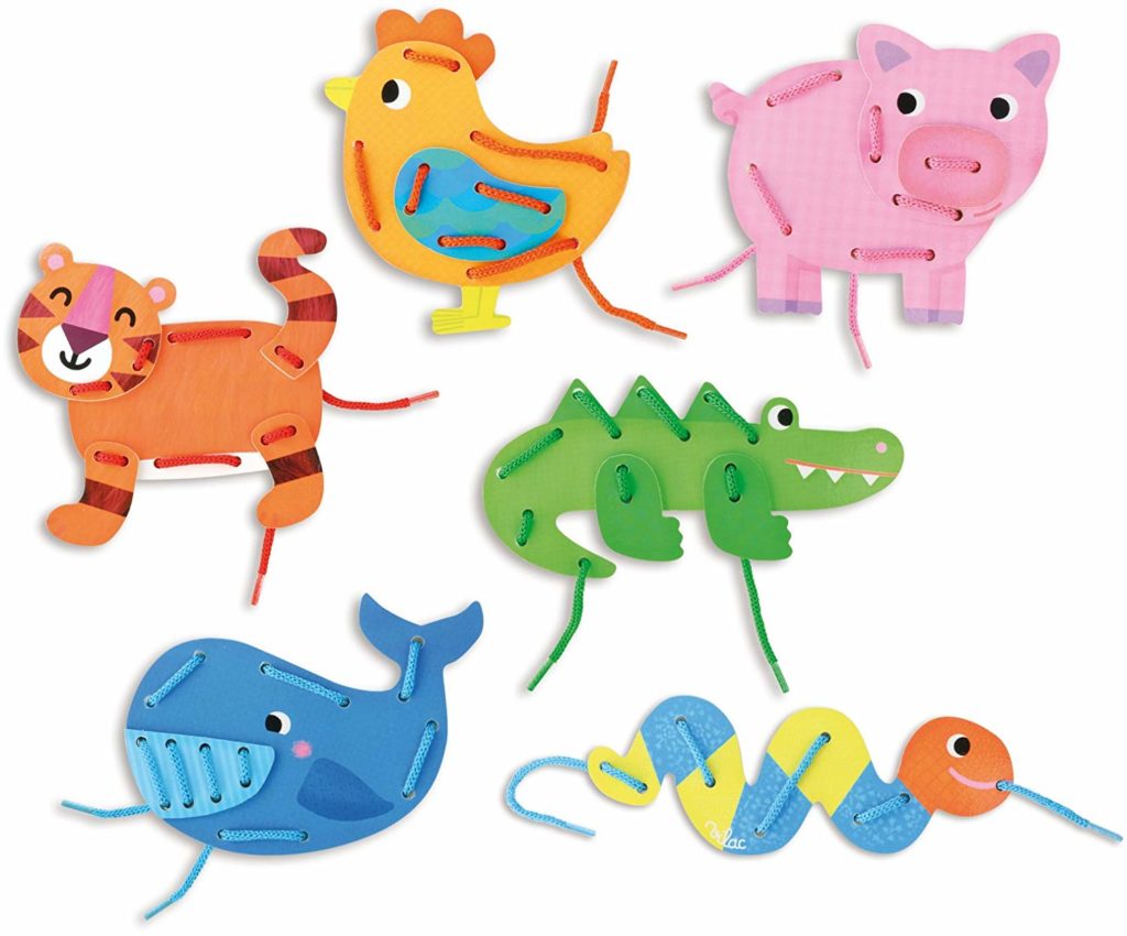 jeu de laçage animaux