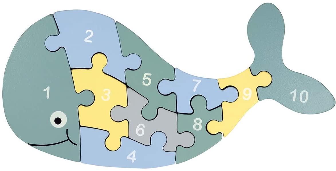 puzzle en bois baleine