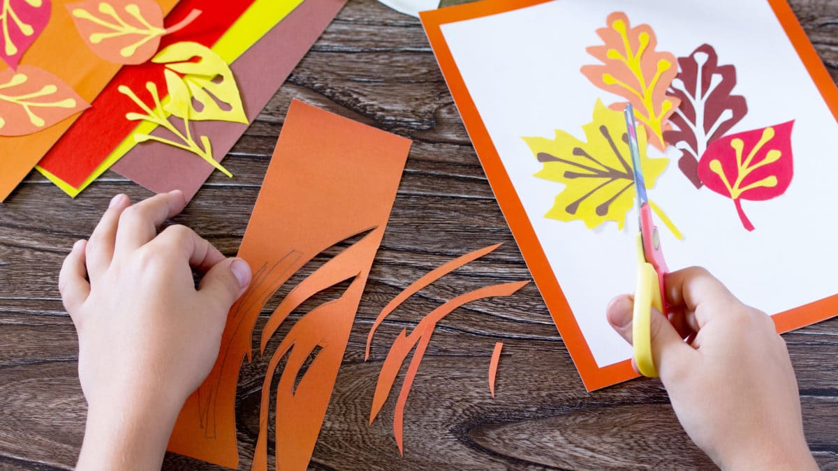 Automne : matériel et fournitures pour activités créatives
