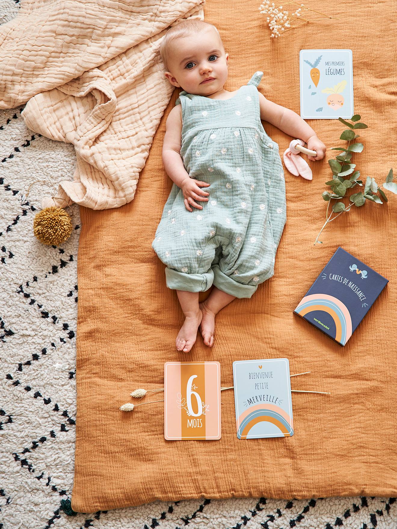 photo bébé avec repère