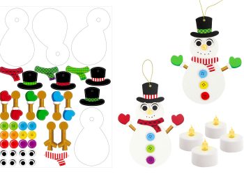 bonhomme de neige à décorer