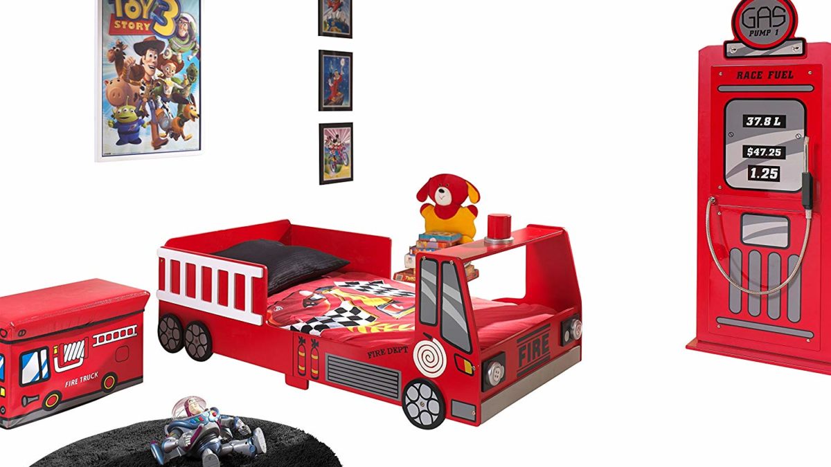 Chambre enfant pompier : meubles et déco