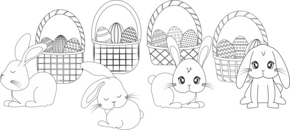 coloriage pour pâques