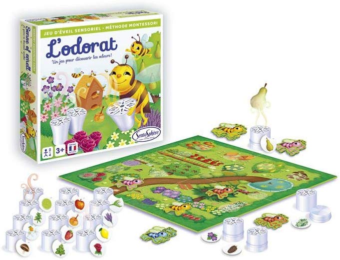plateau de jeu pour enfant odorat