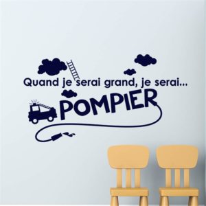 texte pompier enfant