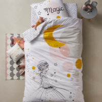 housse fille dessin et magie