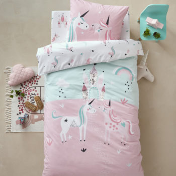 linge de lit licorne enfant