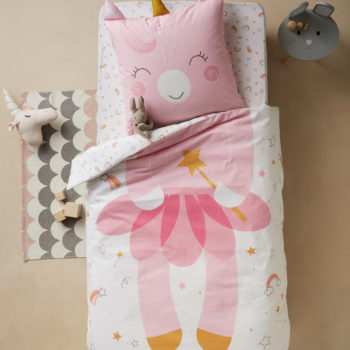 linge de lit licorne