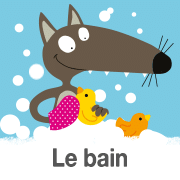 p'tit loup le bain pour enfant