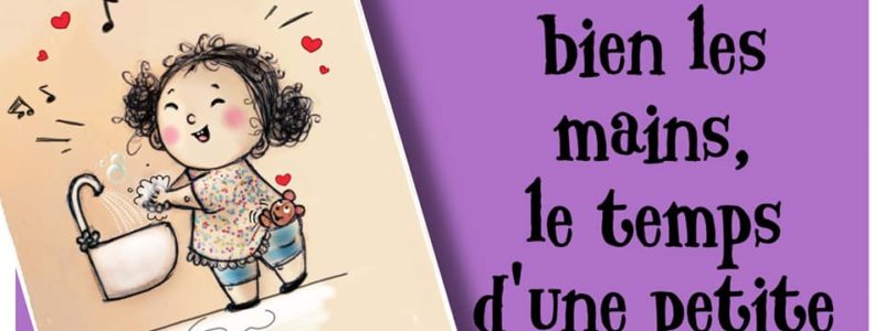 se laver les mains consignes pour enfant covid 19