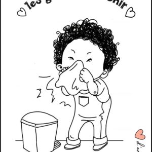 coloriage se moucher
