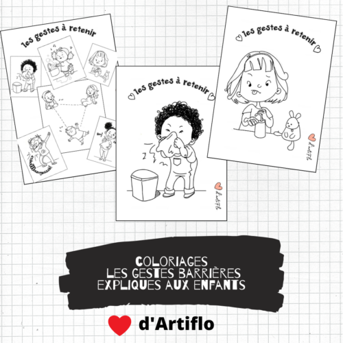 coloriage covid pour enfant