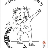 coloriage tousser covid