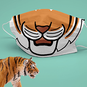 masque enfant tigre