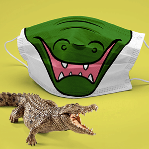 masque crocodile