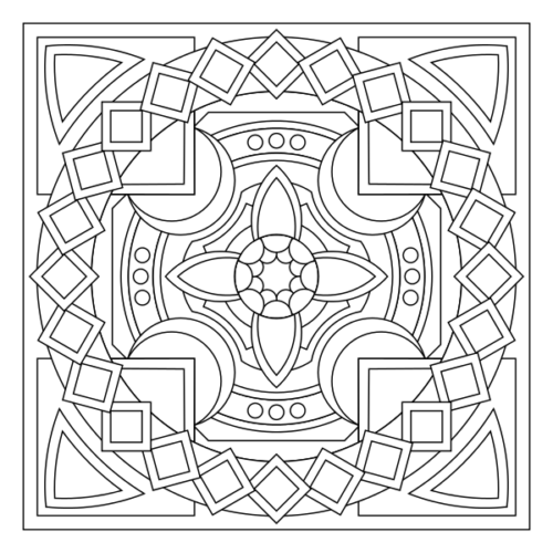 coloriage de mandala gratuit