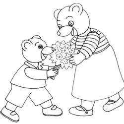 Coloriage Petit Ours Brun Les Coloriages Gratuits Un Max D Idees