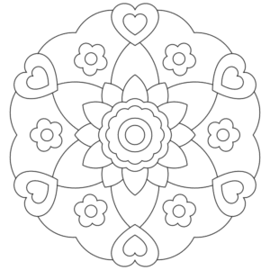 mandala coloriage enfant