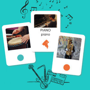 cartes instruments de musique