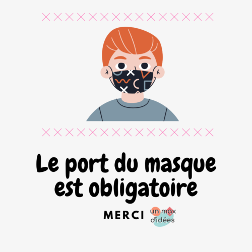 le port du masque est obligatoire