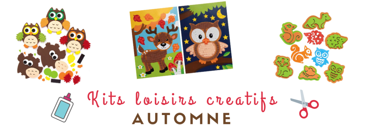 Kits loisirs creatifs automne matériel et bricolage enfant