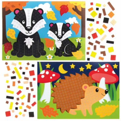activités collage mosaïques automne enfant