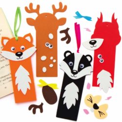 marque page les animaux fôret automne bricolage enfant