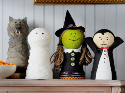 activité facile halloween fabriquer des personnages