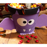 décorer un pot pour des friandises halloween activité deco halloween