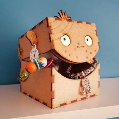 boîte de rangement émotions pour bijoux cadeau enfant ado adulte