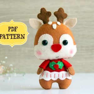 tuto deco de noel en feutrine à coudre
